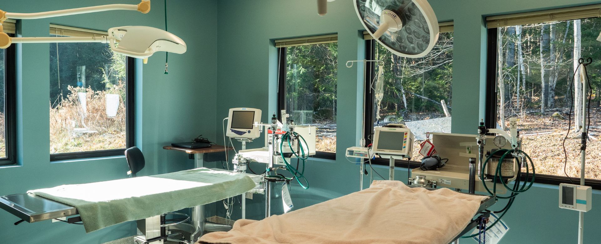 The surgical suite at Sugar River Animal Hospital